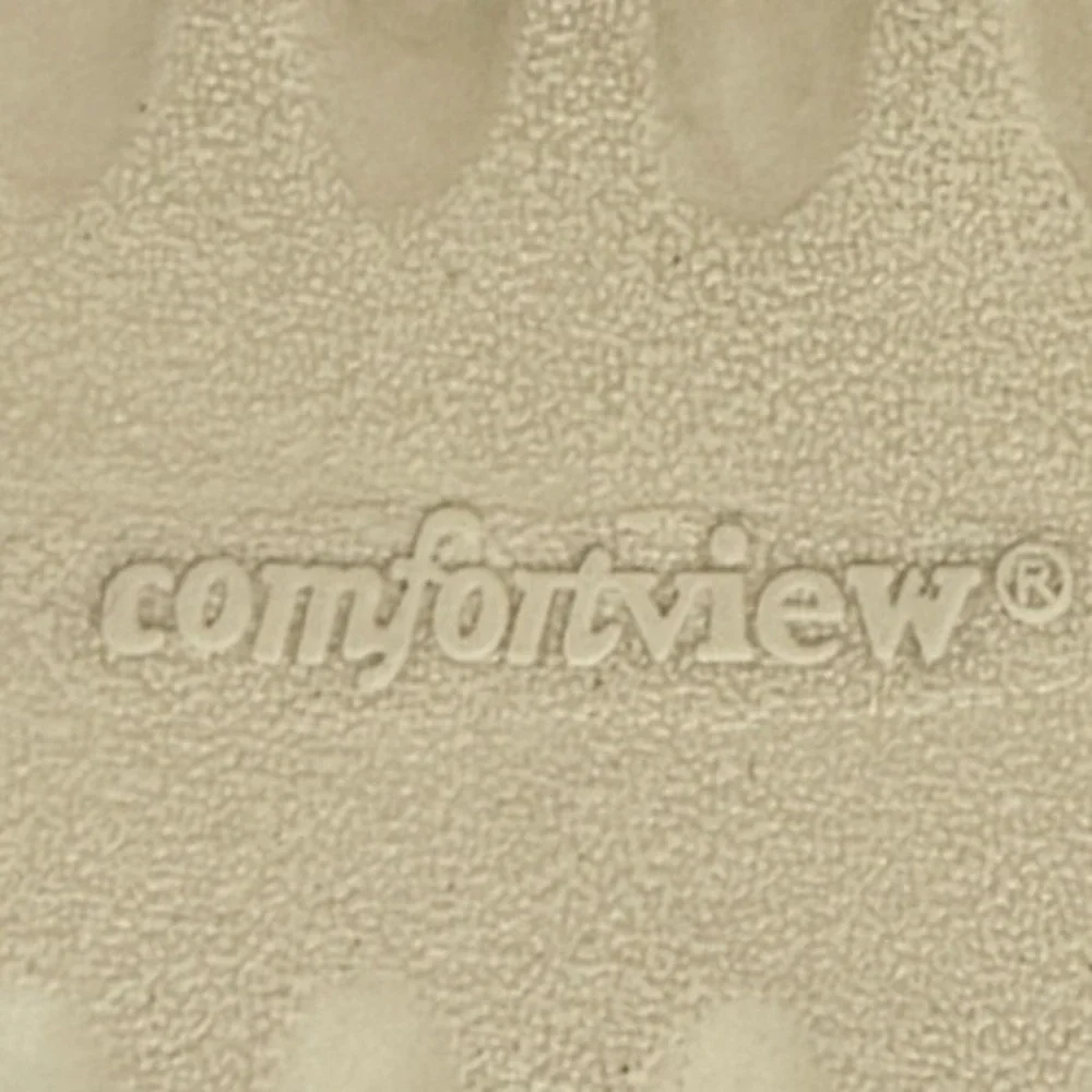 Comfortview Zoe Taupe Perforated Shoes Women 8.5 WW Wide Width Hipster Preppy